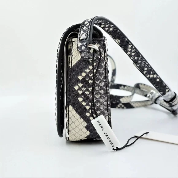 NWT Marc Jacobs leather mini groove crossbody python / snakeskin - Picture 3 of 8